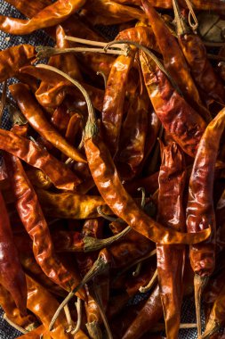 Kuru Kırmızı Organik Şili De Arbol Biberleri