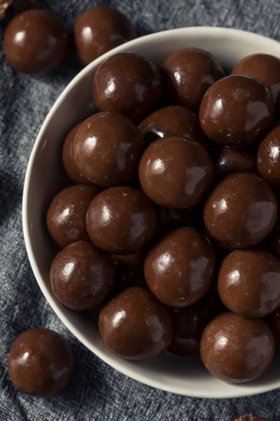 Zoet Chocolade Gemoute Melk Ballen Klaar Eten — Stockfoto