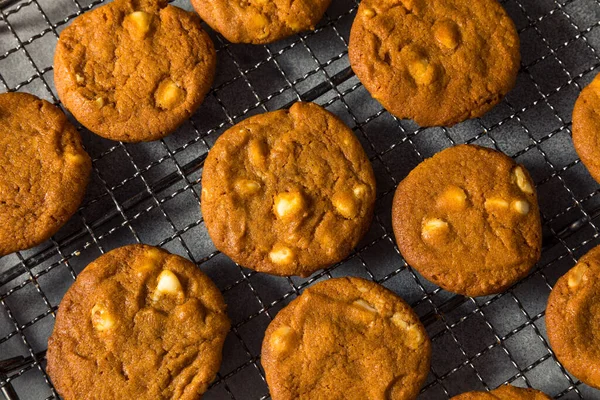 Zoete Zelfgemaakte Pompoen Kruidenkoekjes Klaar Eten — Stockfoto