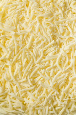 Parçalanmış organik Mozzarella Peyniri Kasede