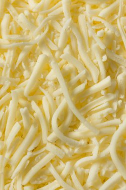 Parçalanmış organik Mozzarella Peyniri Kasede