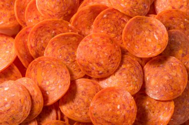 Organik Kuru Biftek Pepperoni Dilimleri Yemeye Hazır