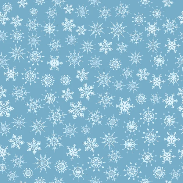 Seamless snowflakes — Stock Vector