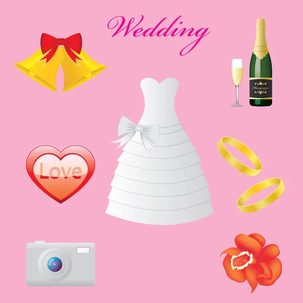 Mariage — Image vectorielle