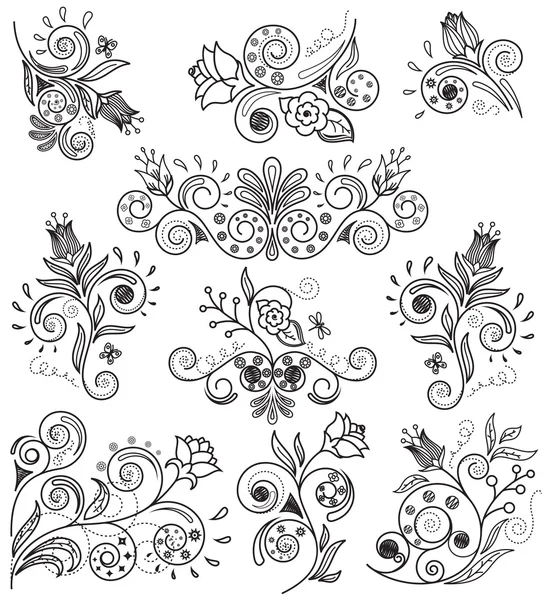 çiçek tasarım öğeleri