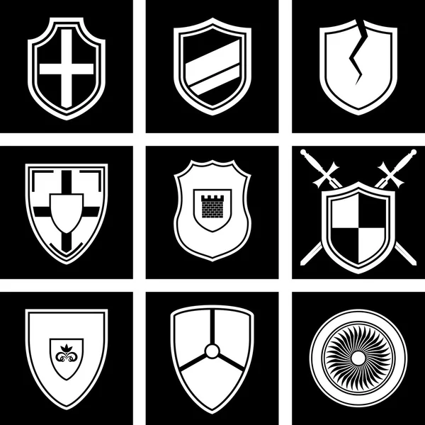Ref-Shields — стоковый вектор