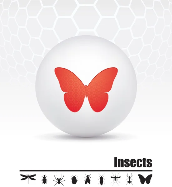 Insectos — Archivo Imágenes Vectoriales