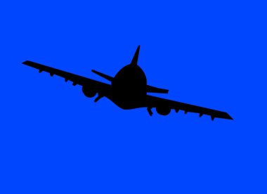 uçak siluet