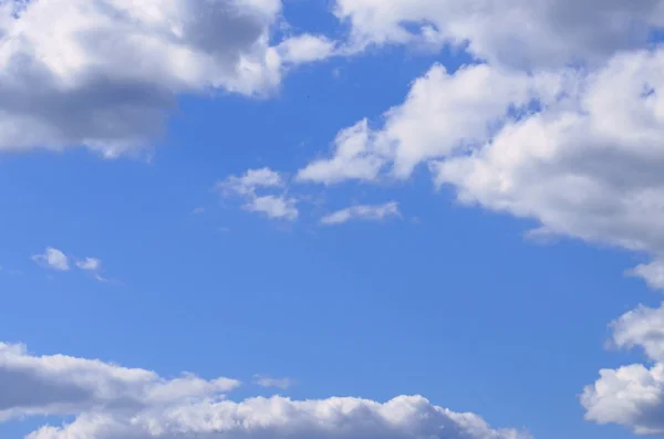 Modrá obloha, rámováno — Stock fotografie