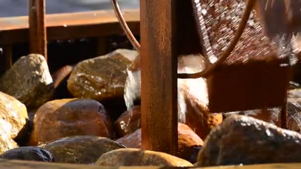 Water wheel — Stock Video