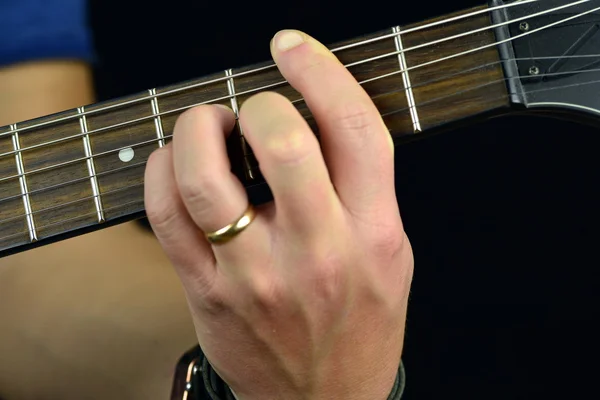 Chord on the guitar — Stock Photo, Image