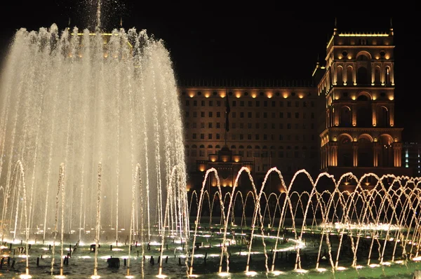 Night Baku — Stock Photo, Image