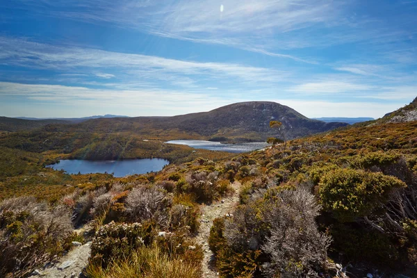 Alpine tarns on the Overland Trail, Cradle Mountain, Tasmania — Stock Photo, Image