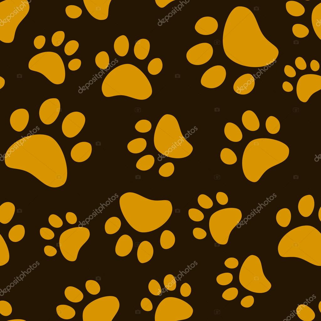 Kedi ayak izi seamless modeli, vektör — Stok Vektör © natalyon 13479048