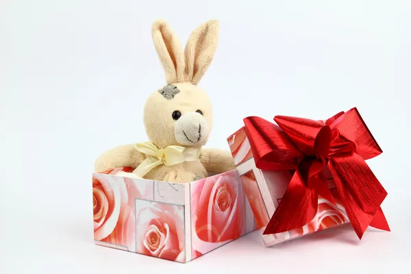 Plush rabbit — Stock Photo, Image