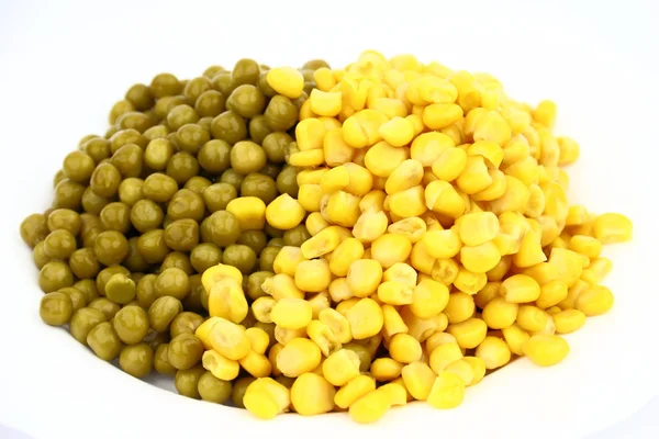 Pease and corn Stock Photo