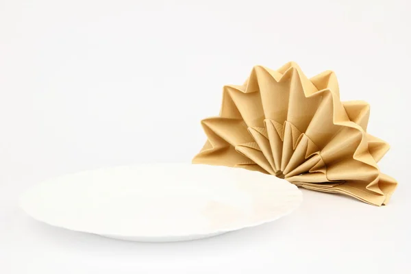 Folded napkin — Stock Photo, Image