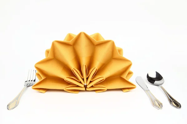 Folded napkin — Stock Photo, Image