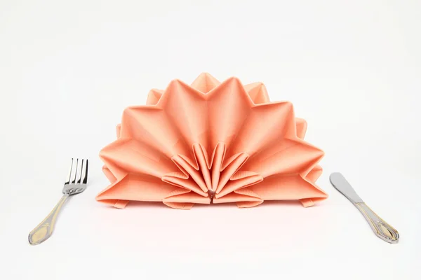 Folded napkin — Stock Photo, Image