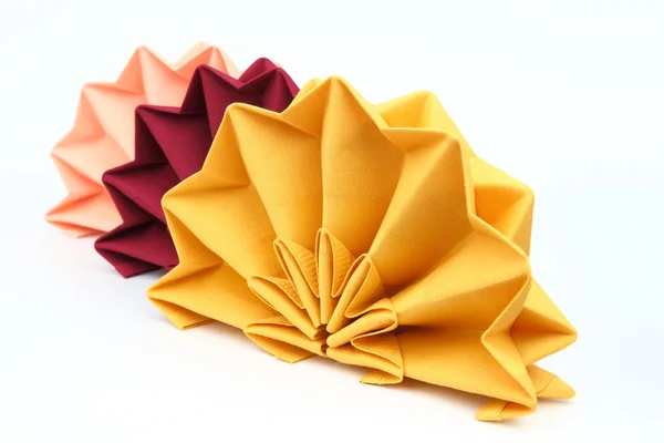 katlanmış peçeteler