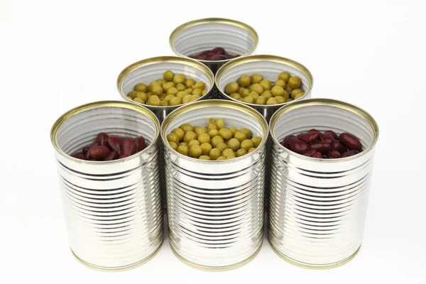 The tins — Stock Photo, Image