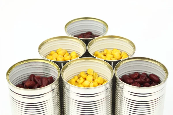 The tins — Stock Photo, Image