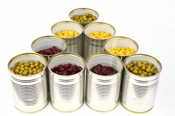 The tins — Stock Photo, Image