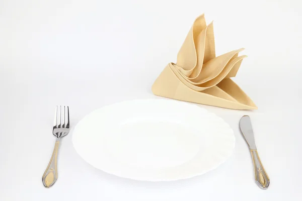 Folded napkin — Stock Photo, Image