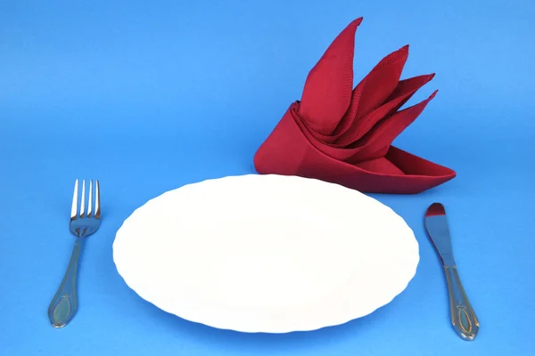 Folded napkin — Stock Photo, Image