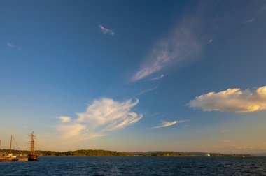 Norveç deniz manzarası