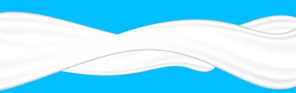 Éclaboussures Lait Pour Bannière Éclaboussure Goutte Lait Blanc Forme Lait — Image vectorielle
