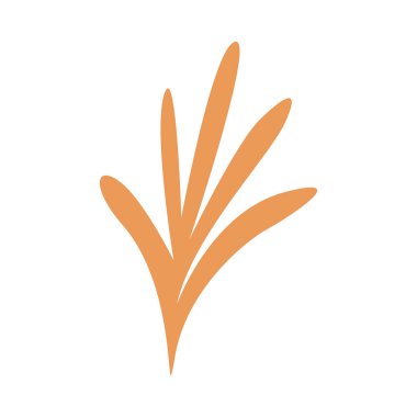 turuncu çiçek basit şekil, çiçek turuncu grafik