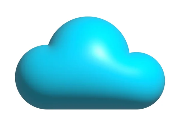 Значок Хмари Символ Форми Хмари — стокове фото
