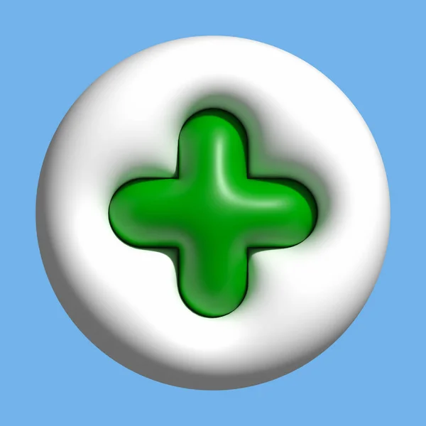Πρόσθετο Εικονίδιο Συν Κουμπιά Αύξηση Εικονίδιο Για Μέσα Κοινωνικής Emoji — Φωτογραφία Αρχείου