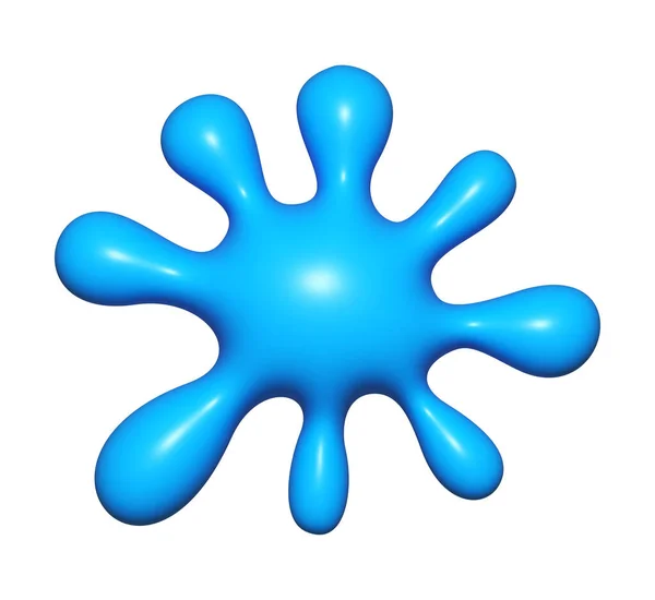 Water Splash Aqua Droplet Wasser Für Emoji Symbol — Stockfoto