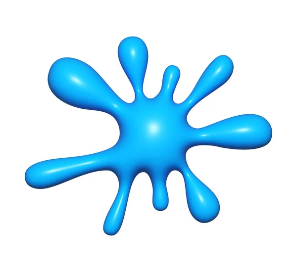 Water Splash Aqua Droplet Wasser Für Emoji Symbol — Stockfoto