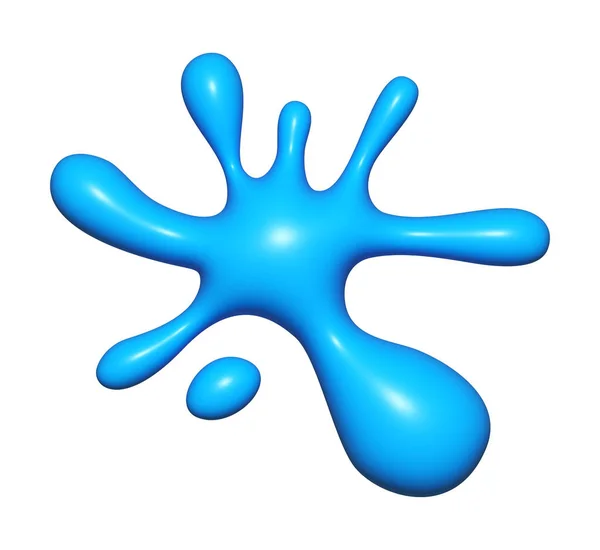 Water Splash Aqua Droplet Wasser Für Emoji Symbol — Stockfoto