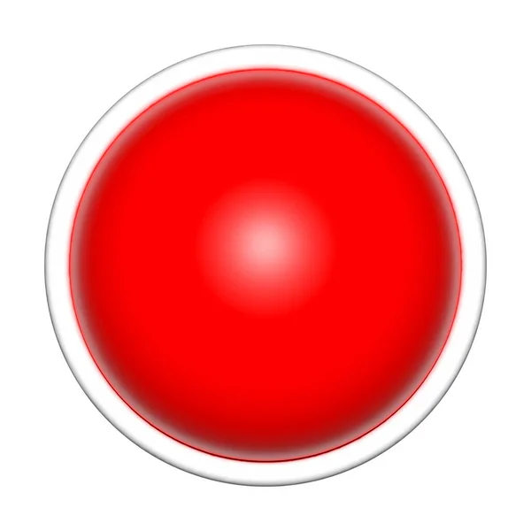 Cercle Formes Géométrique Base Simple Cercle Forme Rouge — Photo