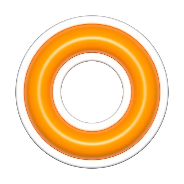 Ring Shapes Geometric Basic Simple Donut Shape — Stockfoto