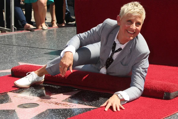 Ellen DeGeneres Przewodniczący — Zdjęcie stockowe