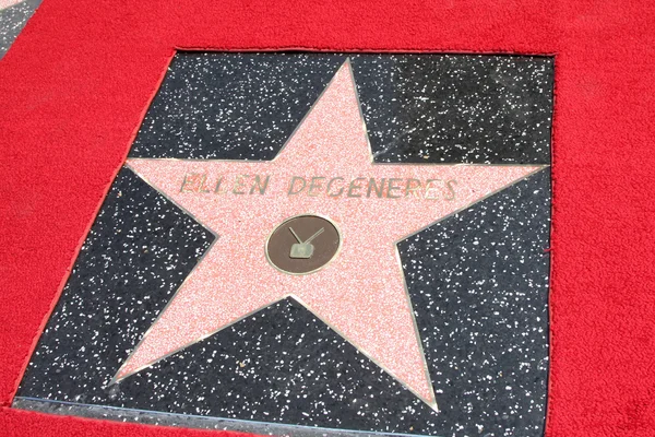 Ellen DeGeneres Star — Stock Photo, Image