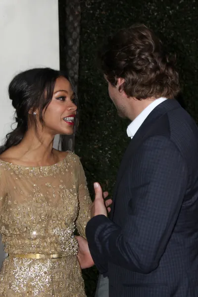 Bradley cooper und zoe saldana — Stockfoto