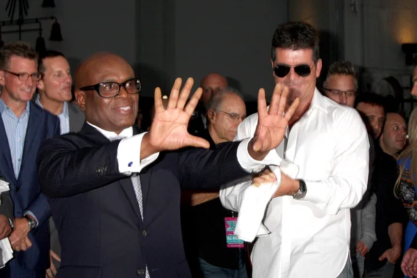 LA Reid, Simon Cowell — Stock Photo, Image