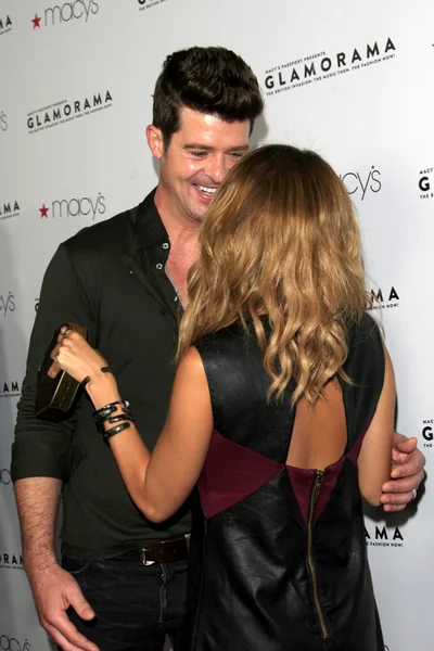 Nicole Richie, Robin Thicke — Fotografia de Stock