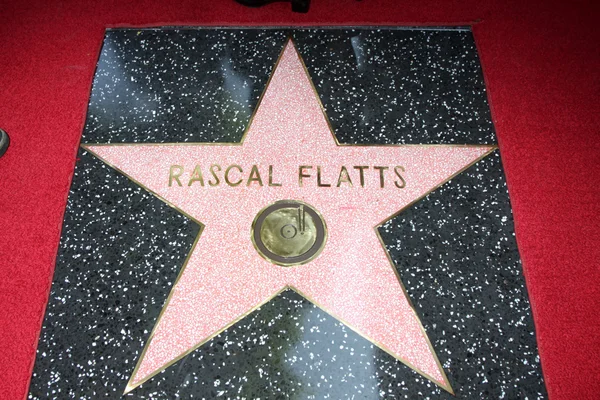 Rascal Flatts Star — Stock Photo, Image