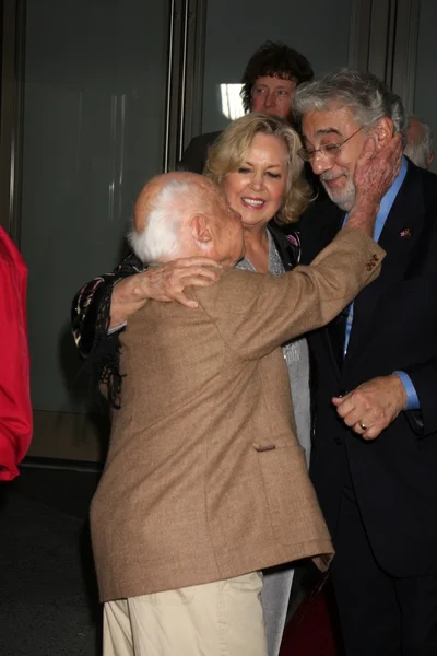 Micky och jan rooney, placido domingo — Stockfoto