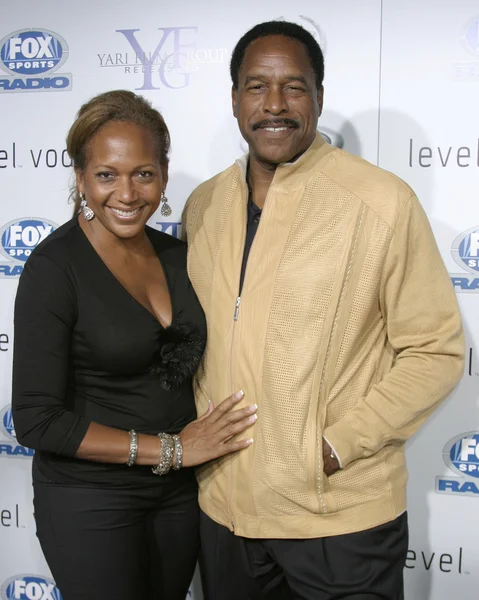 Dave Winfield & Wife — Stock Photo, Image