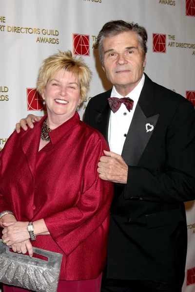Fred Willard ve karısı — Stok fotoğraf