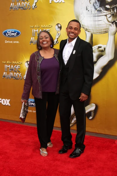 Hill Harper & madre Marjorie Harper — Foto Stock