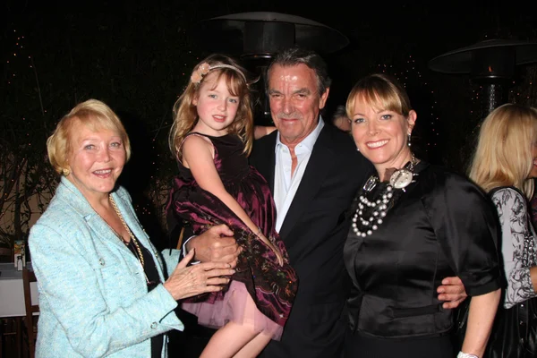 Lee Bell, Eric Braeden and Maria Arena Bell — Stock Photo, Image